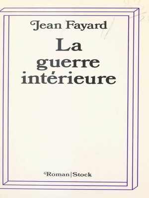 cover image of La guerre intérieure